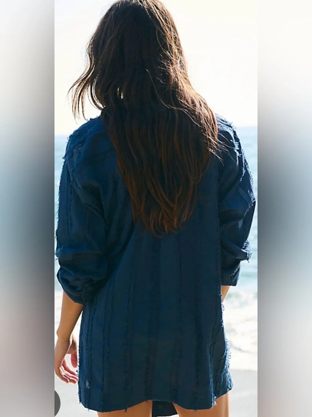 Free People Go With The Flow Wrap Top. NWT. Poseidon